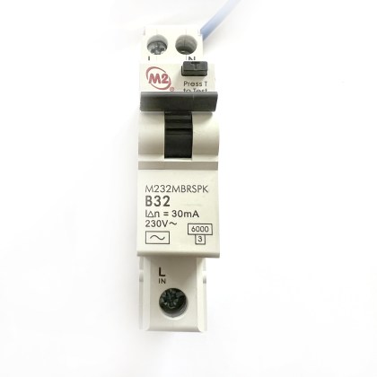 M2 M232MBRSPK B32 32A 32 Amp 30mA RCBO Circuit Breaker Type AC